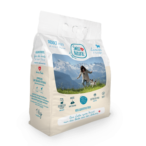 SwissNatural Soft Adult Lamm & Kartoffel1kg mini