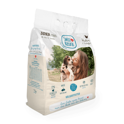 SwissNatural Soft Junior Huhn & Kartoffel1kg mini