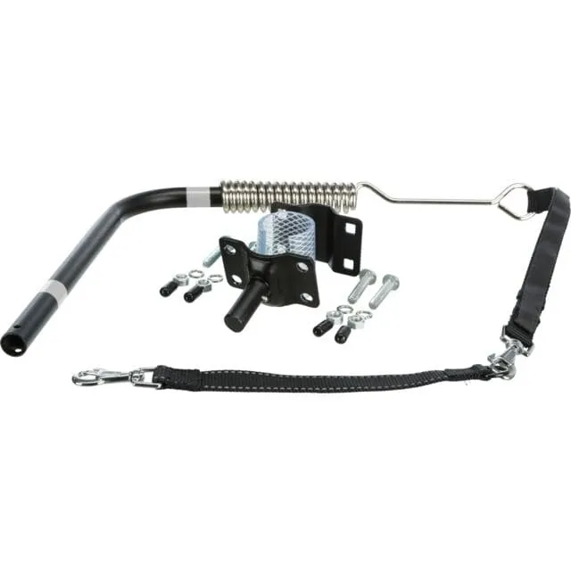 Biker-Set, L-Form, S–M, schwarz