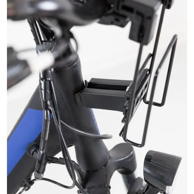 Front-Box für Fahrräder, 41 × 26 × 26 cm, schwarz/grau