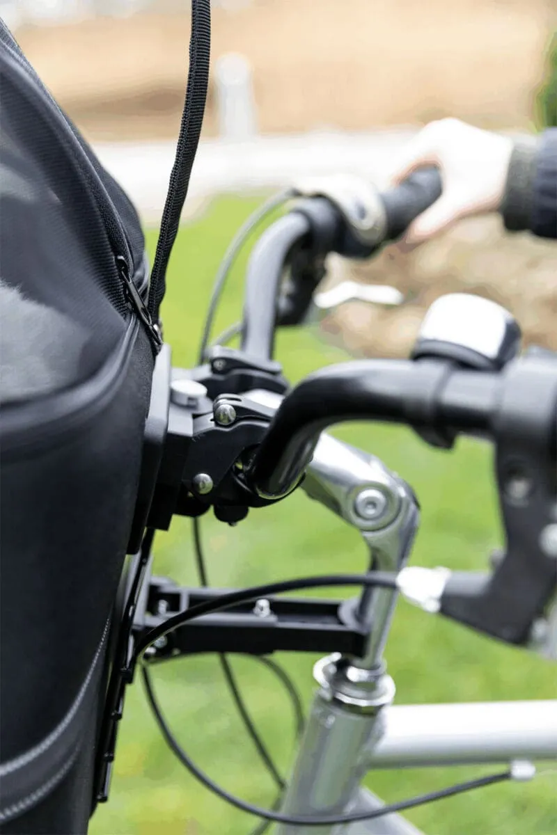 Front-Fahrradkorb 41 × 47 × 29 cm schwarz