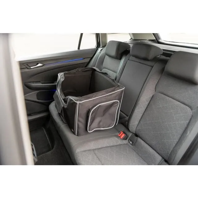 Autositz, 56 × 37 × 36 cm, schwarz/grau