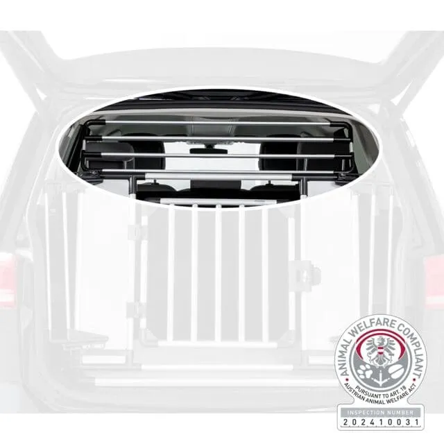 Höhenerweiterung für Universal-Heckgitter #13201, 92 × 27 × 4 cm, hellgrau/silber