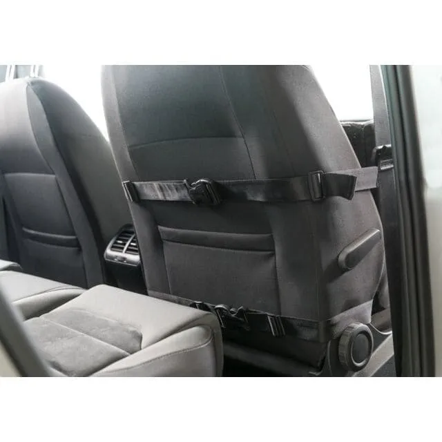 Autositz, 45 × 38 × 37 cm, schwarz