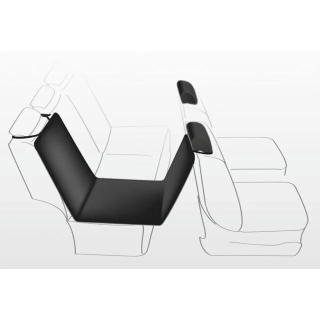 Auto-Schondecke, teilbar, 1,45 × 1,60 m, schwarz