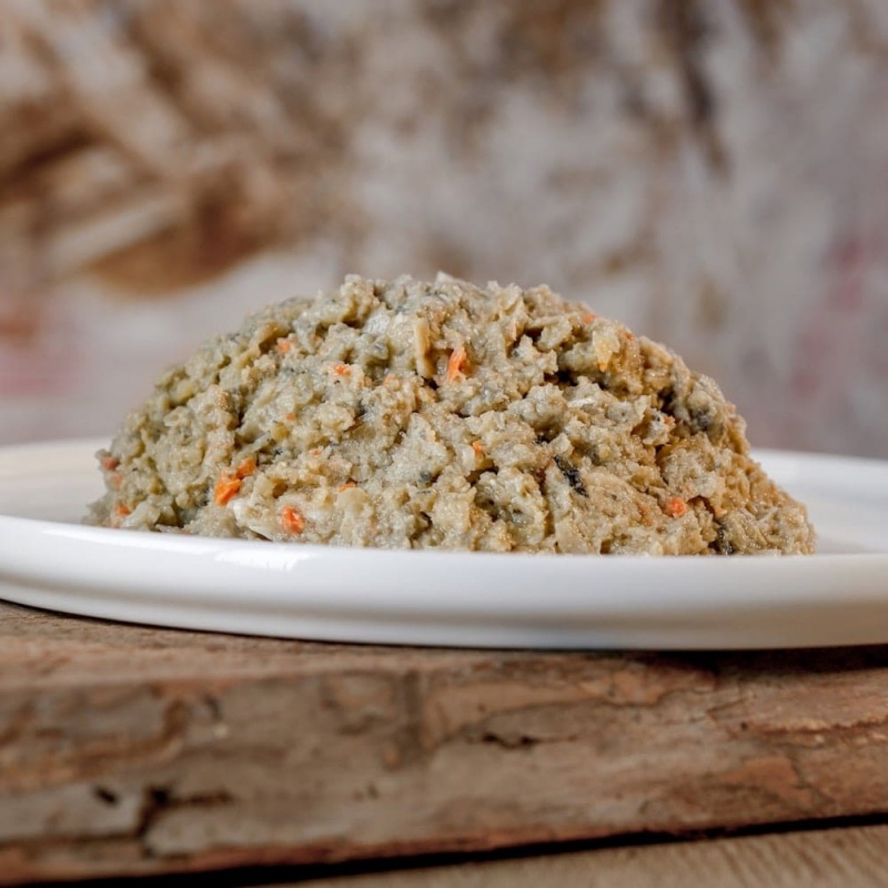 Lachs-Komplett-Menü, gewolft 1000g