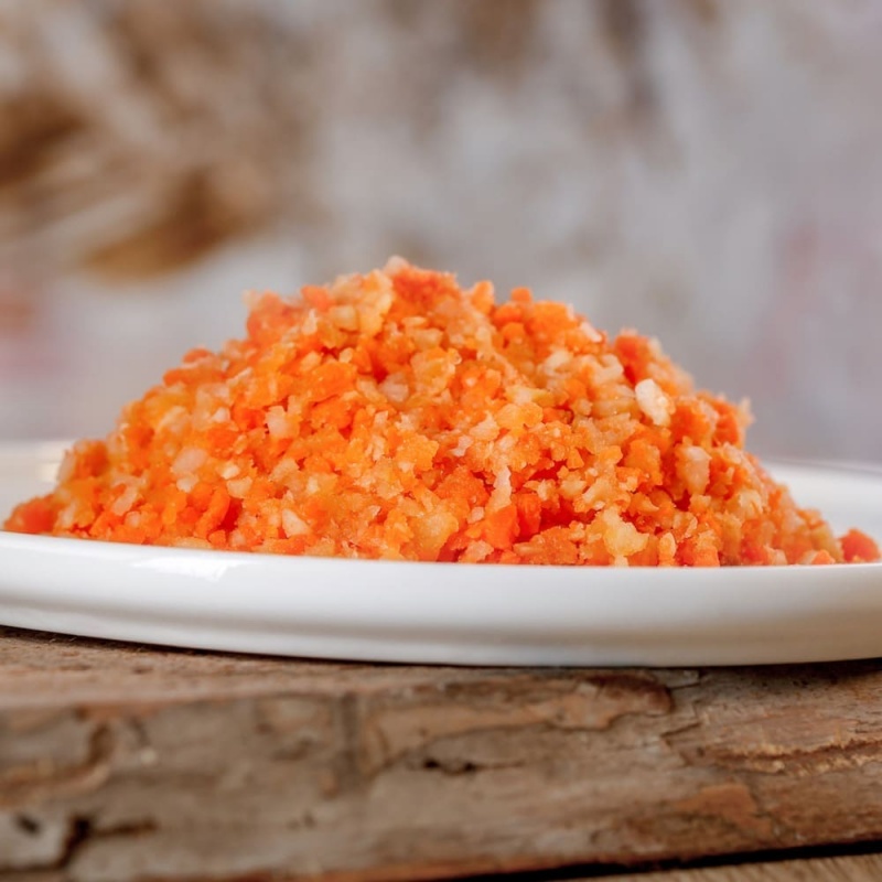 gelber Gemüsemix, fein geraspelt 500g