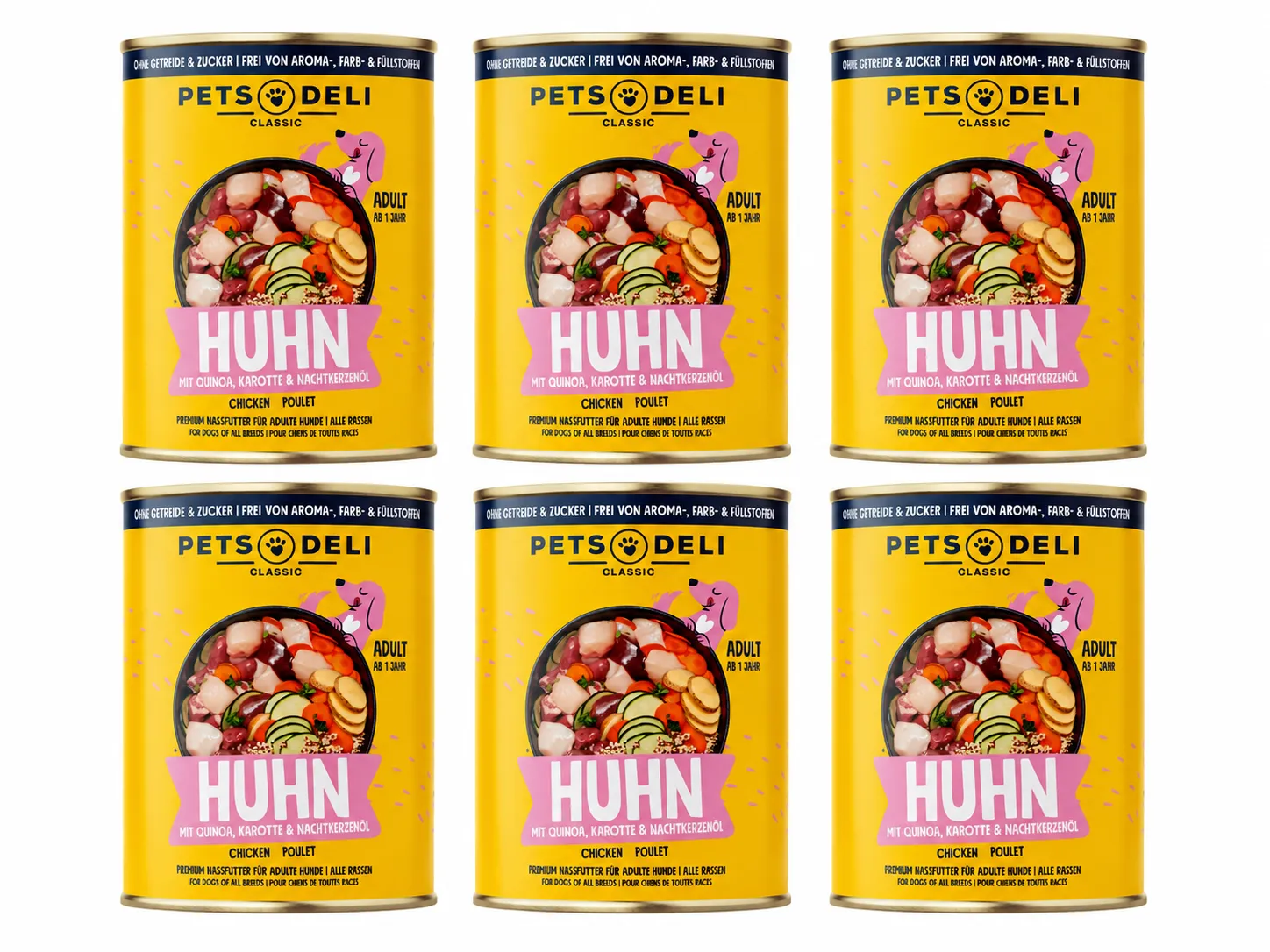 Pets Deli Classic Huhn 6x 400g