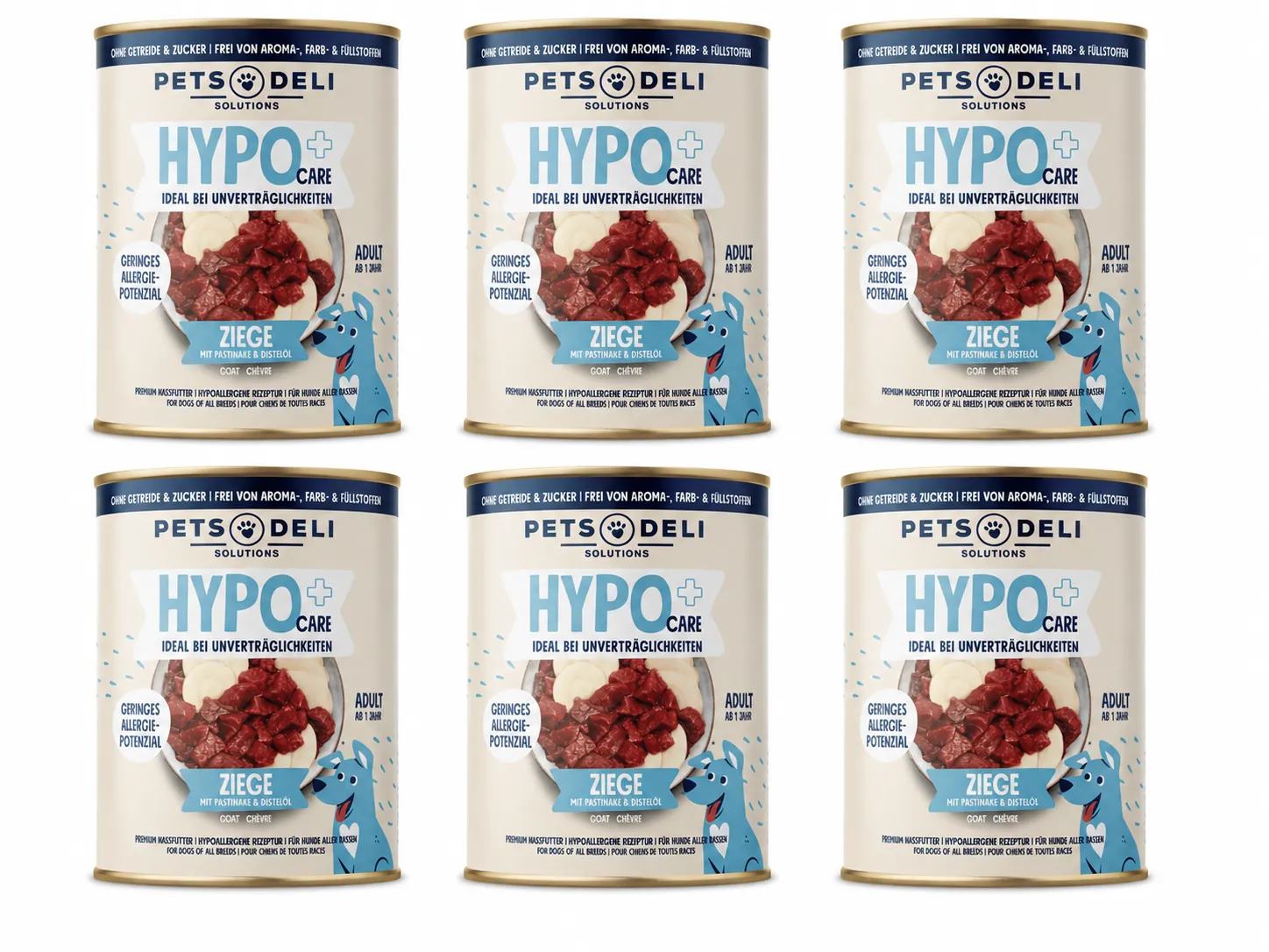 Pets Deli Hypo Ziege 6x 400g