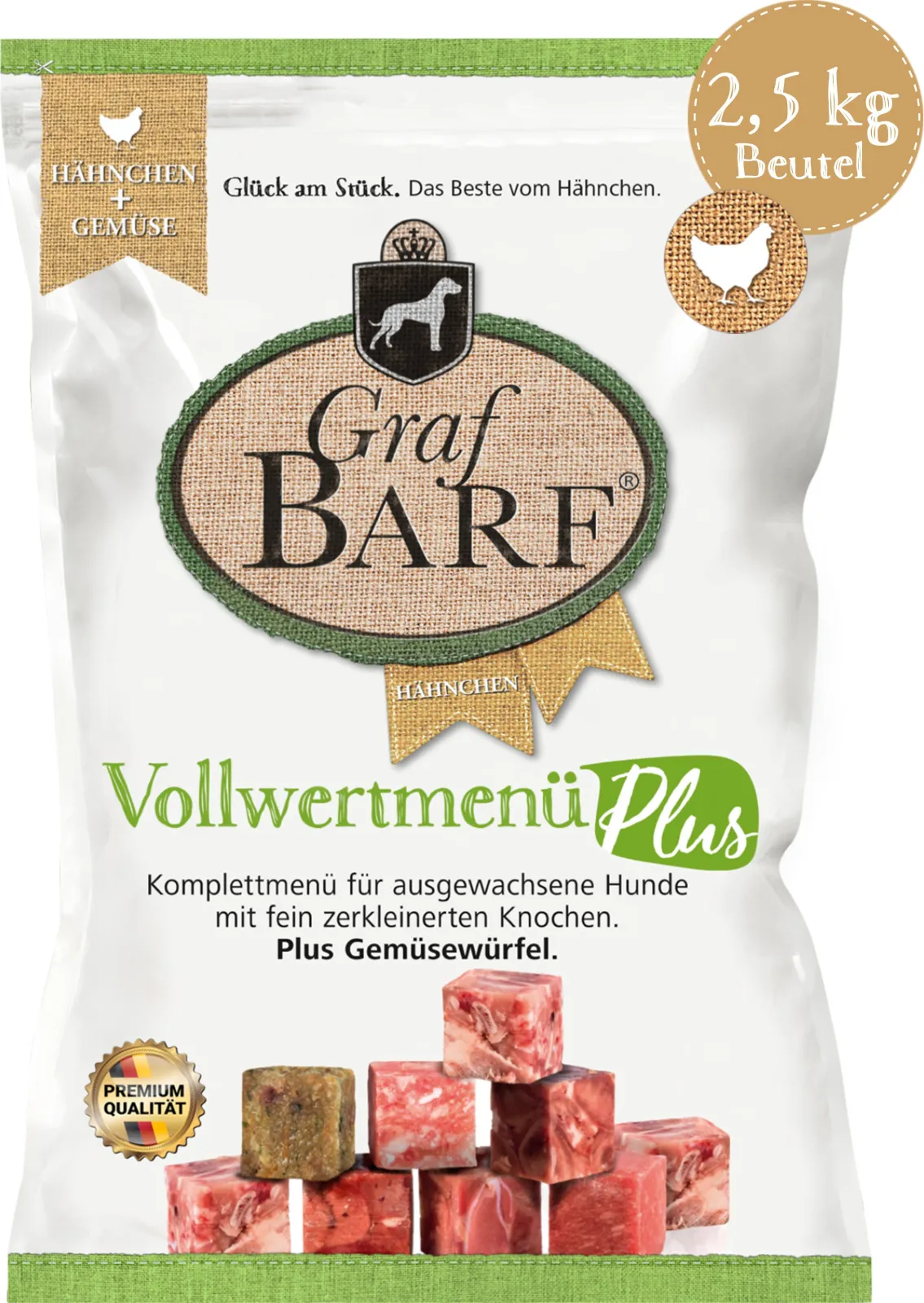 Graf Barf Vollwertmenü Plus Hähnchen 2,5kg