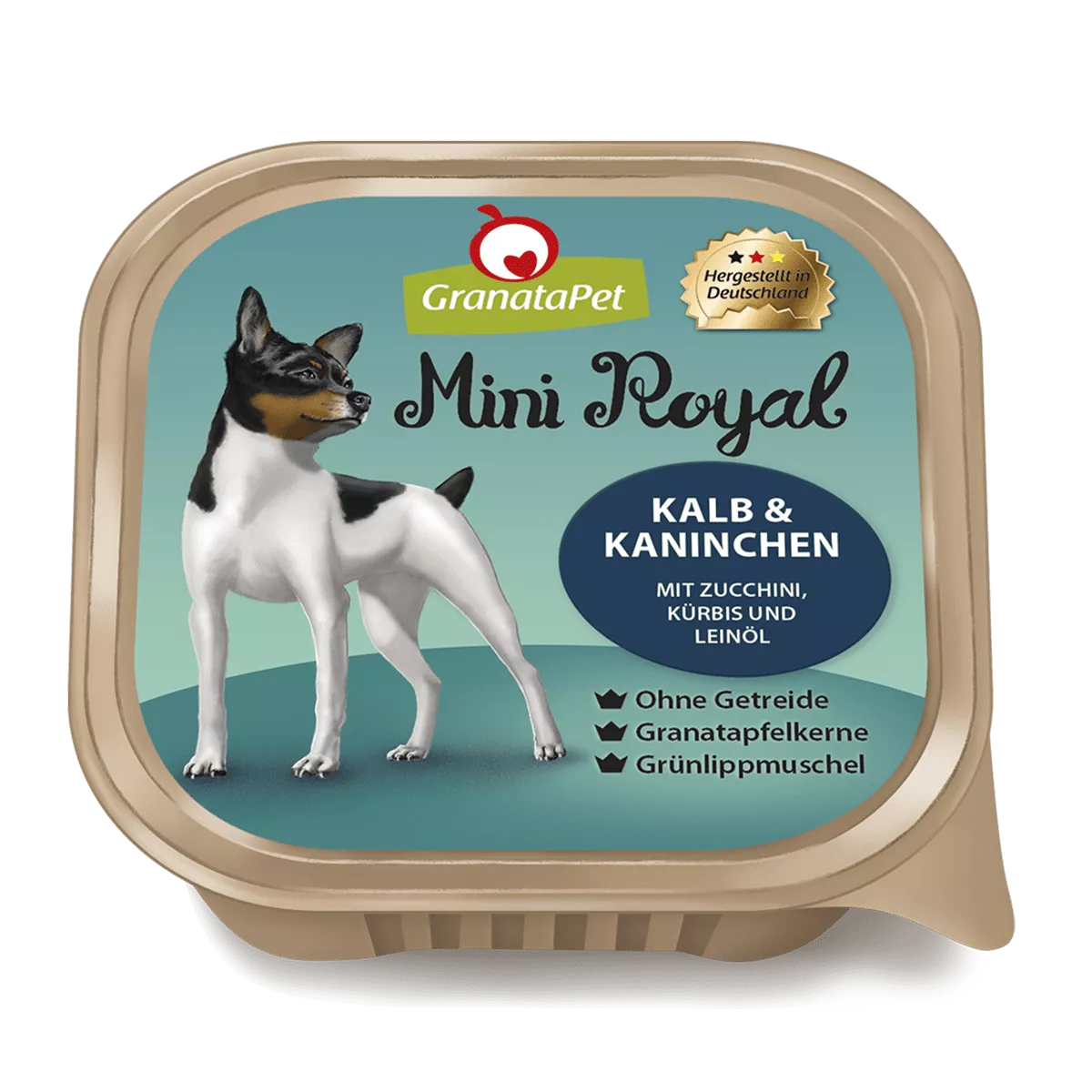 Mini Royal Kalb & Kaninchen mit Zucchini 150 g