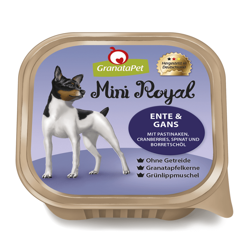Mini Royal Ente & Gans mit Pastinaken 150 g