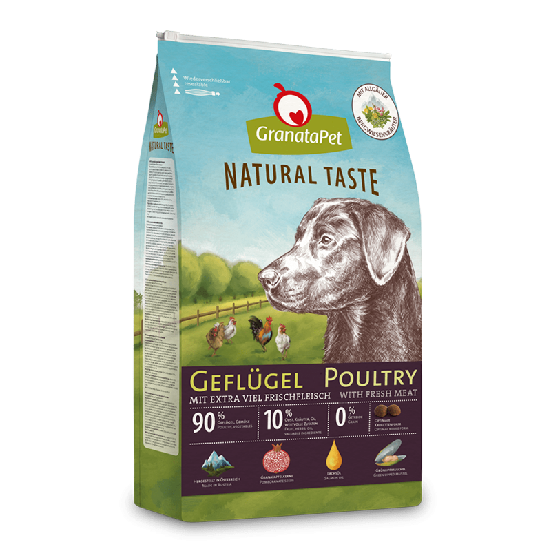 Natural Taste Trockenfutter Geflügel 4kg