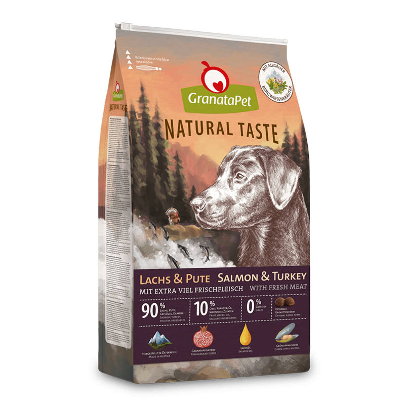 Natural Taste Trockenfutter Lachs & Pute 4kg