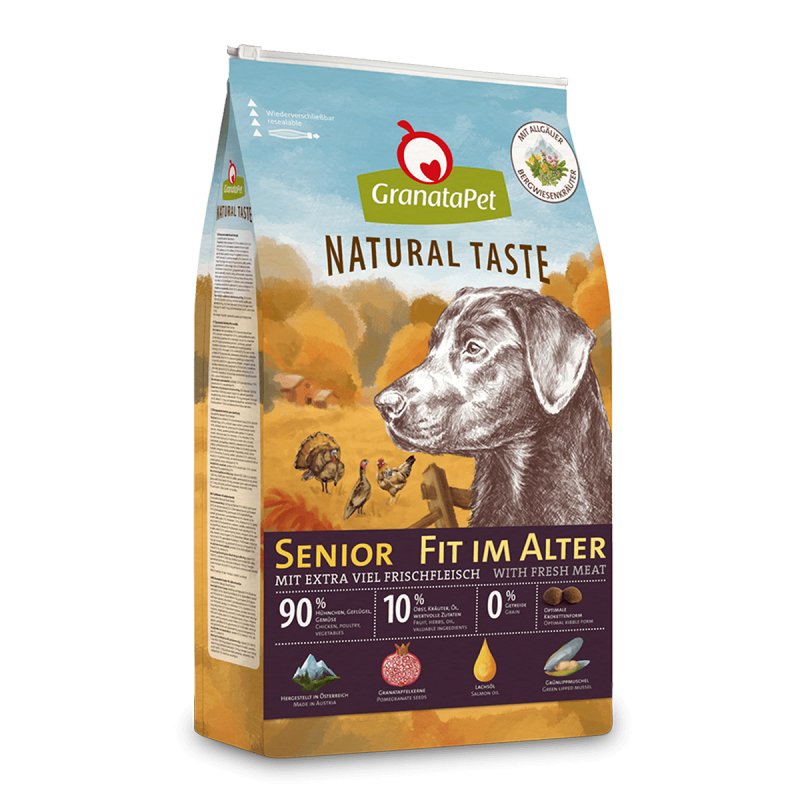 Natural Taste Trockenfutter Senior Fit im Alter 4kg