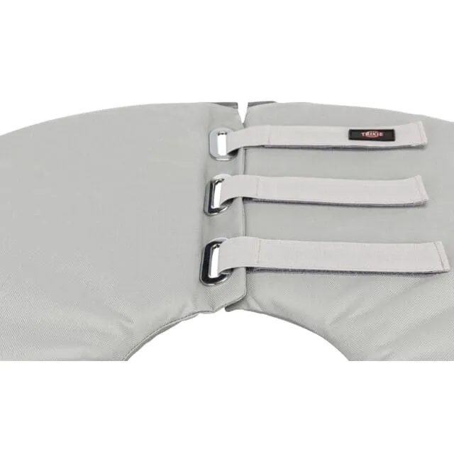 Schutzkragen, Polyester/Schaumstoff, L: 46–49 cm/24 cm, grau
