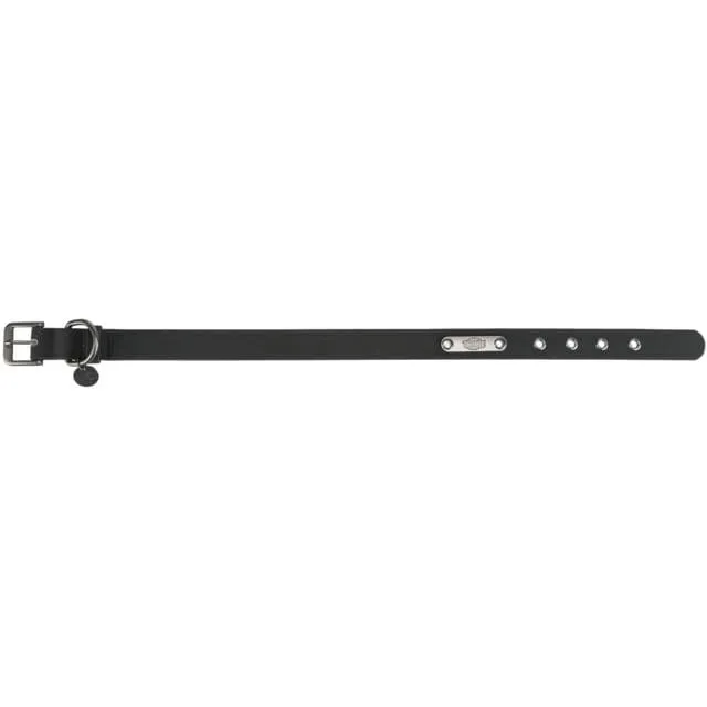 Halsband CityStyle, PVC, M: 35–42 cm/20 mm, schwarz