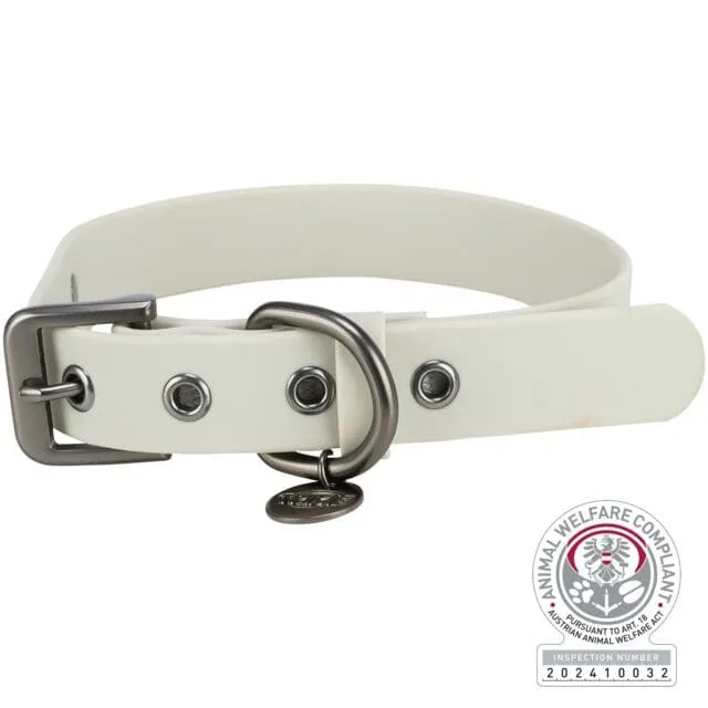 Halsband CityStyle, PVC, L–XL: 50–57 cm/30 mm, hellgrau