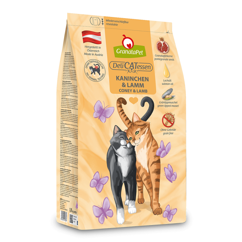 DeliCatessen Trockenfutter Kaninchen & Lamm Adult 1,8 kg