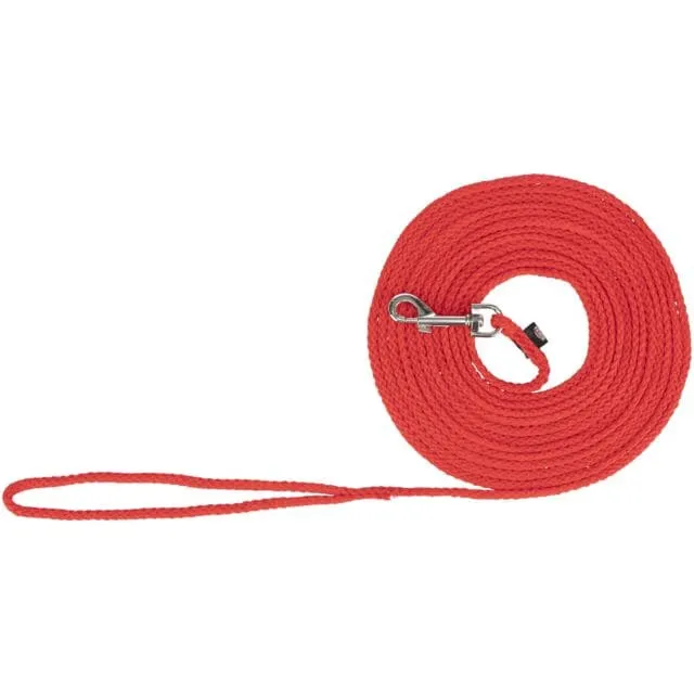 Schleppleine, rund, S–M: 15 m/ø 5 mm, rot