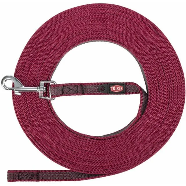 Schleppleine, gummiert, S–M: 15 m/15 mm, fuchsia