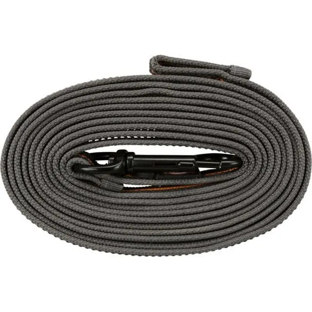 Fusion Schleppleine, gummiert, M–XL: 3 m/17 mm, grafit/papaya