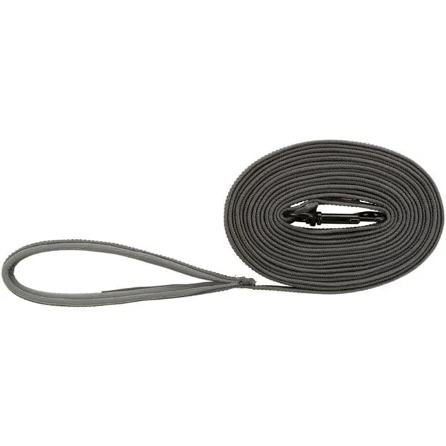 Fusion Schleppleine, gummiert, M–XL: 5 m/17 mm, grafit/papaya