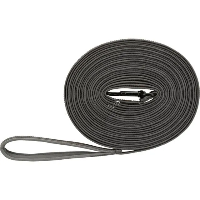 Fusion Schleppleine, gummiert, M–XL: 10 m/17 mm, grafit/papaya