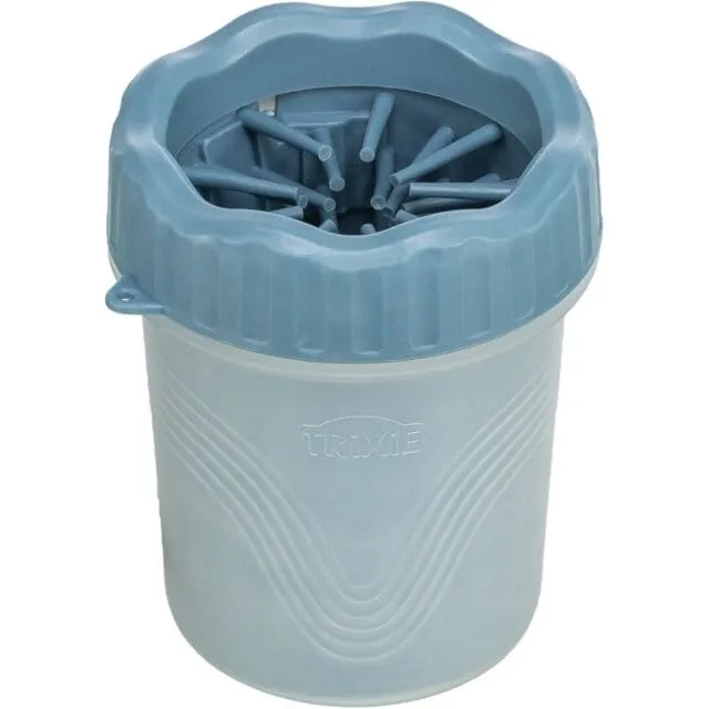 Pfotenreiniger, Silikon/PP, S–M, blau