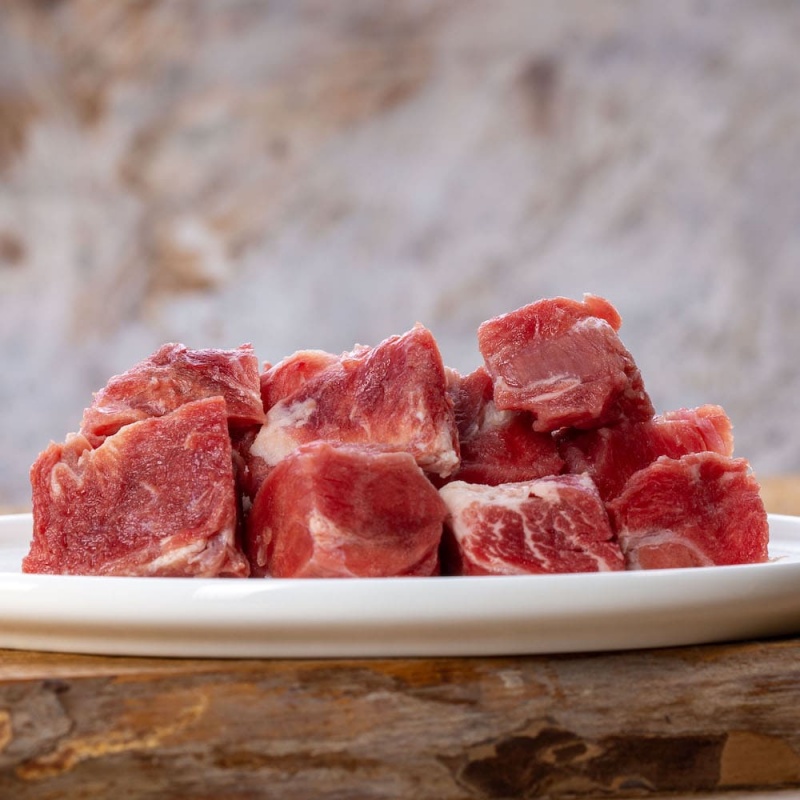 Ziegenmuskelfleisch, durchwachsen 1000g