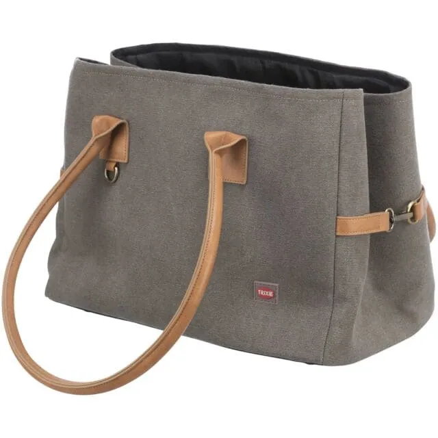 Tasche Rachel, 25 × 30 × 40 cm, grau/hellbraun