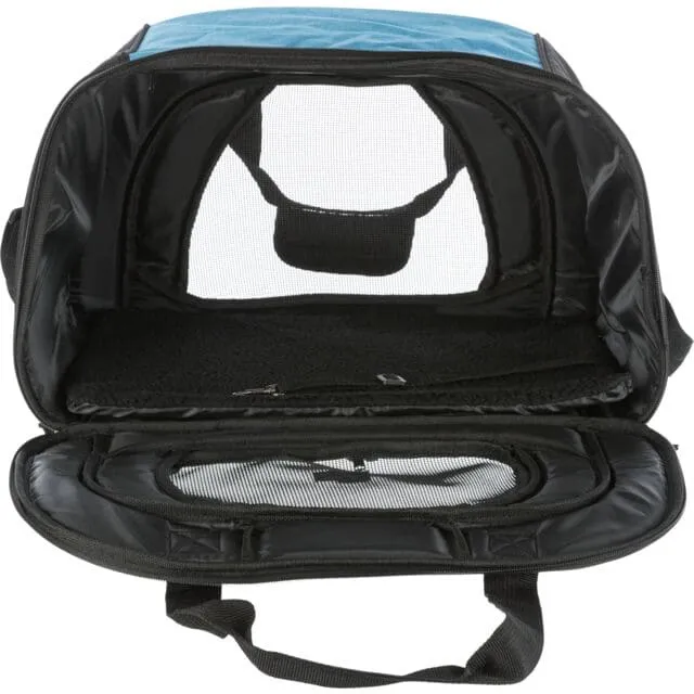 Tasche Kilian, 31 × 32 × 48 cm, schwarz/blau