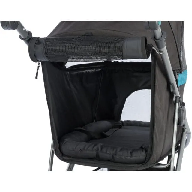 Buggy, 60 × 112 × 120 cm, 12,5 kg, schwarz/petrol