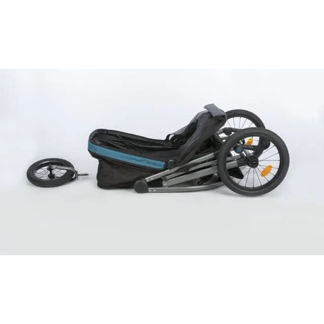 Buggy, 60 × 112 × 120 cm, 12,5 kg, schwarz/petrol