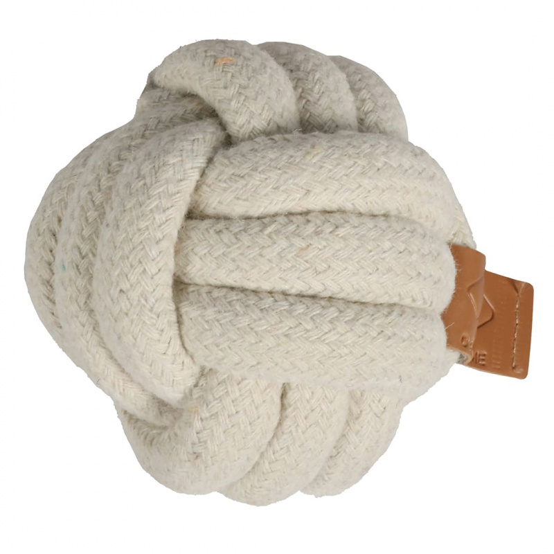 Dog Toy SKIP BALL S 9.5cm/rope 12mm