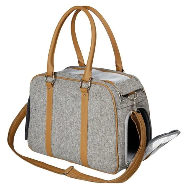 Tasche Helen, 19 × 28 × 40 cm, grau/hellbraun