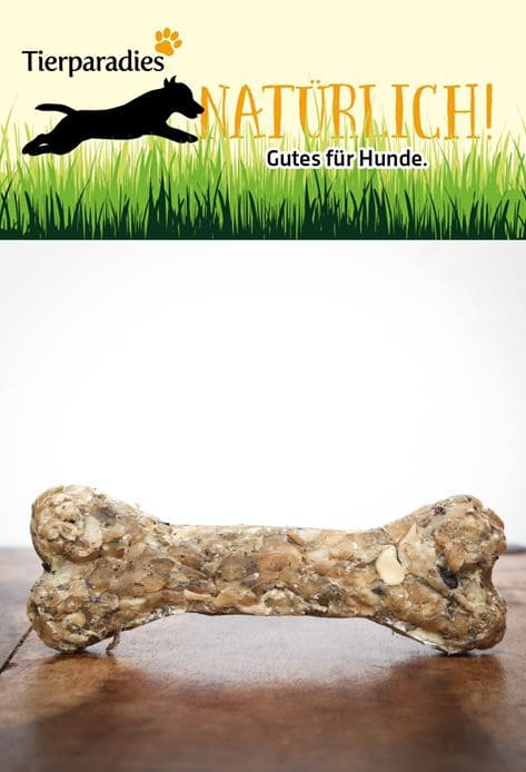 Kauknochen mit Garnelen und Oliven, 12cm 2 Stück