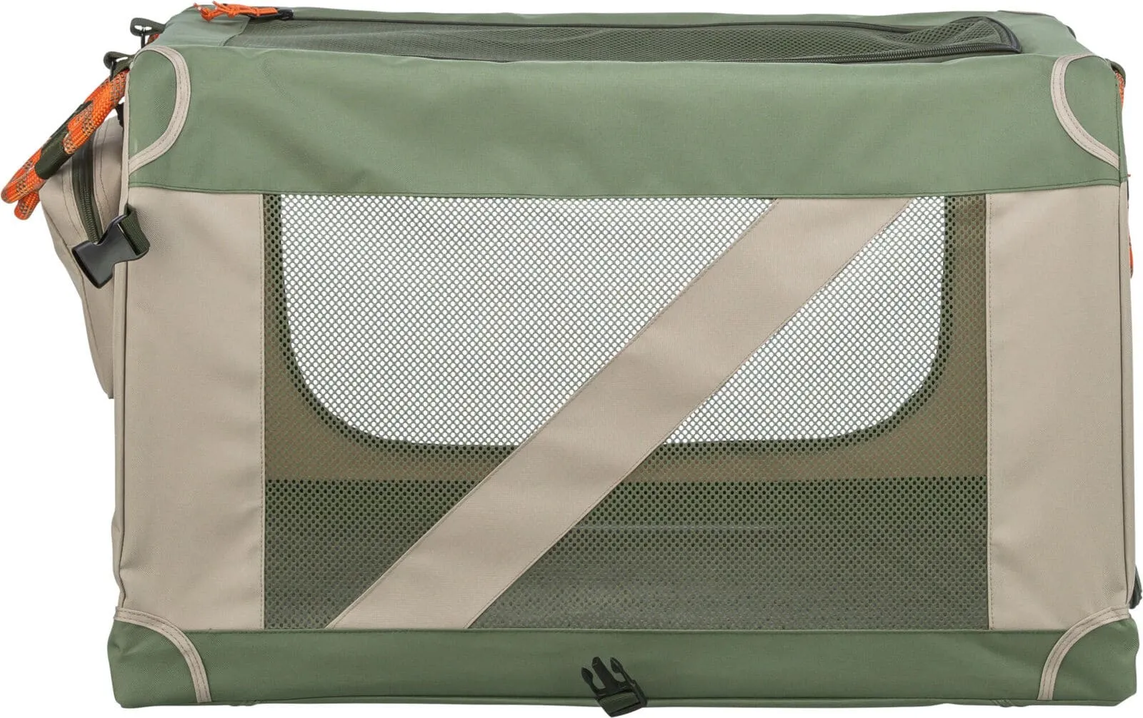 Hundebox Comfy L olivgrün beige
