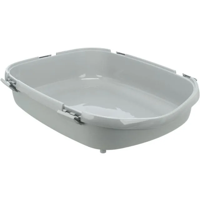 Katzentoilette Primo XXL Top, mit Haube, 56 × 47 × 71 cm, grau/weiß