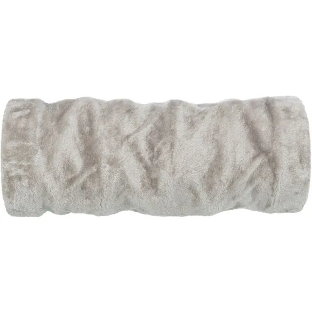 Spieltunnel, Plüsch, ø 22 × 60 cm, grau