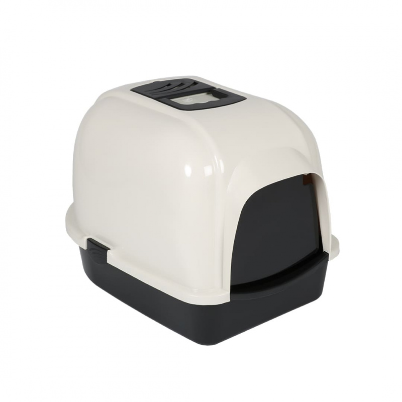 CAT HOUSE ECLIPSE 60 -M- 43x56cm/H40cm/Zen Series - Off White