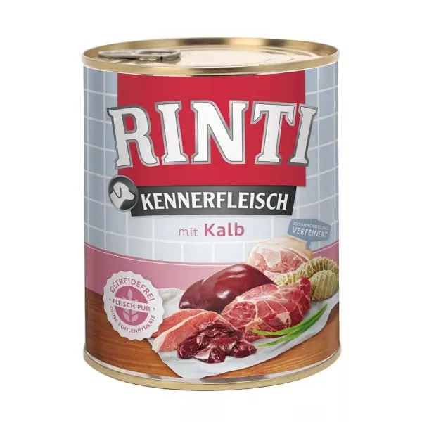 Rinti 800g Kennerfl. Kalb Dose