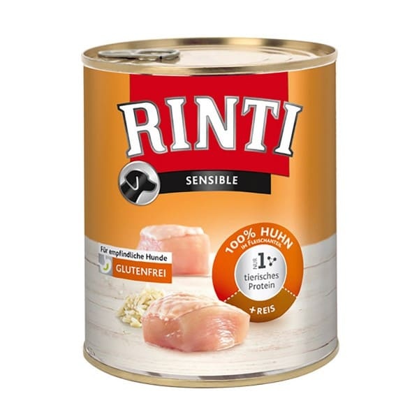 Rinti 800g Sensible Huhn+Reis Dose