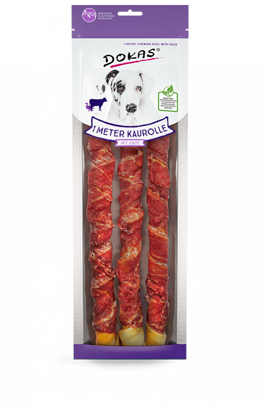 1 Meter Kaurolle mit Ente (Rinderhaut)315g