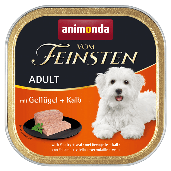 Vom Feinsten ADULT Geflügel+Kalb 150g