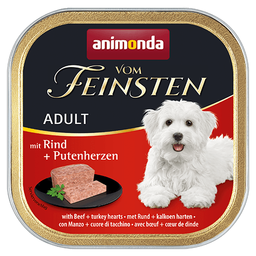 Vom Feinsten ADULT Rind+Putenherz.150g