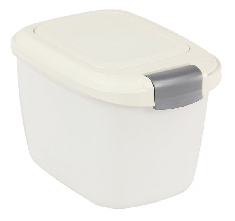 Futter-Vorratsbehälter 3kg/10L beige