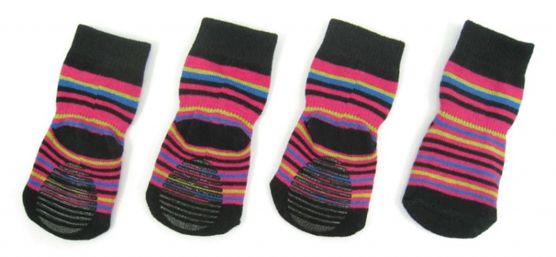Hundesocken mit Anti-Slip Pinkies, L