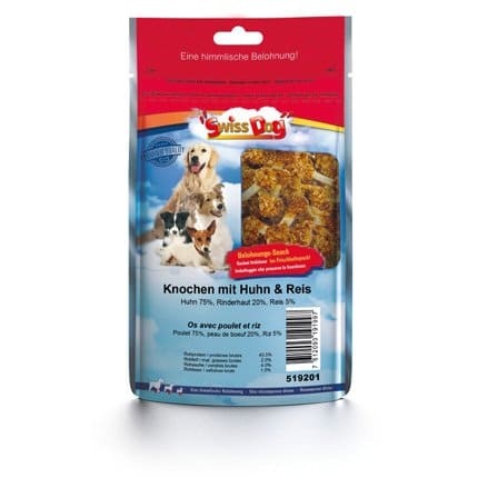 SD Knochen mit Huhn & Reis 7cm / 400 g