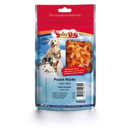 SwissDog Poulet Würfel 600g